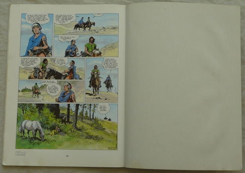 Strip Boek, Thorgal, Het Zonnezwaard, Nr.18, Lombard, 1992.(Nr.1) - 2