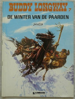 Strip Boek, Buddy Longway, De Winter Van De Paarden, Nummer: 7, Lombard, 1978.(Nr.2) - 0