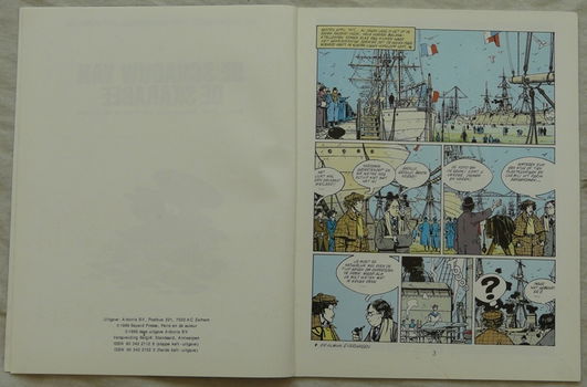 Strip Boek, De Avonturen Van Nikodemus Wittebrink, De Schaduw Van De Skarabee, Nr.1, Arboris, 1989. - 1