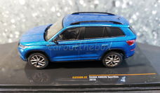 Skoda Kodiaq Sportline 2018 blauw 1:43 Ixo V1047