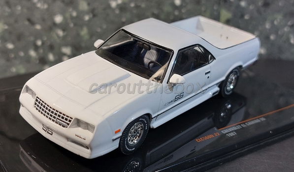 Chevrolet El Camino SS 1987 wit 1:43 Ixo V1049 - 1