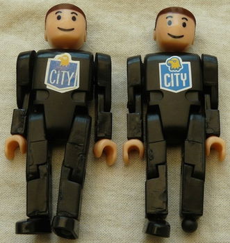 Figuurtjes Lot Police Meccano city, Meccano, jaren’90.(Nr.1) - 0