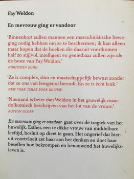 En mevrouw ging er vandoor - Fay Weldon - 1