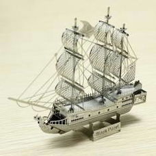 Bouwpakket ZOYO Black Pearl Pirate Ship 3D Laser