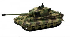 RC tank Torro Kingtiger met Henschel koepel rook en geluid