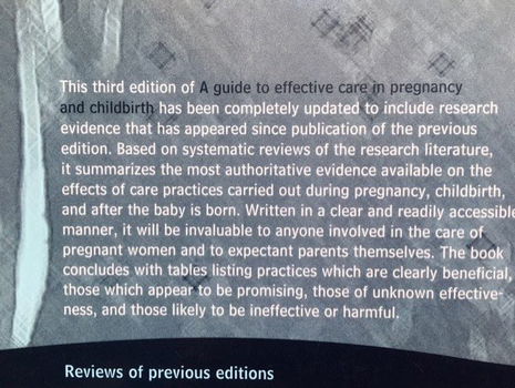 A guide to effective care in pregnancy and childbirth - Enkin - 1