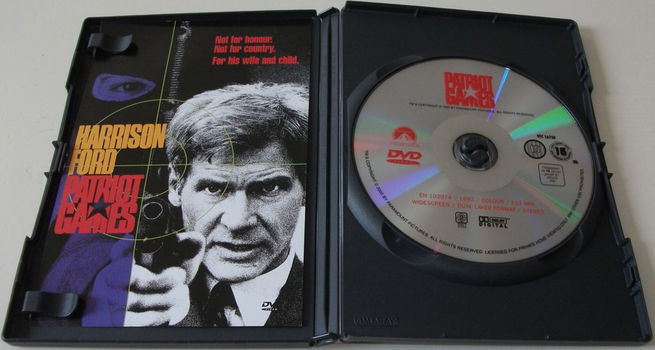 Dvd *** PATRIOT GAMES *** - 3