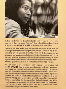 Een vrouw een vrouw, een woord een woord - Alice Walker - 1