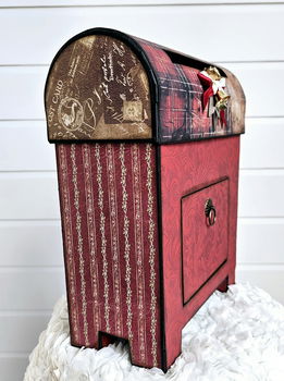 Finished Project handmade by scrapqueen designs steampunk christmas letters to santa + mini album - 2