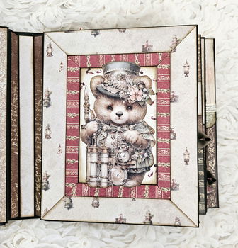 Finished Project handmade by scrapqueen designs steampunk christmas letters to santa + mini album - 5