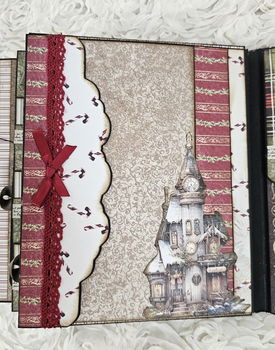 Finished Project handmade by scrapqueen designs steampunk christmas letters to santa + mini album - 7