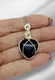 Zwarte onyx hart ketting - 0 - Thumbnail