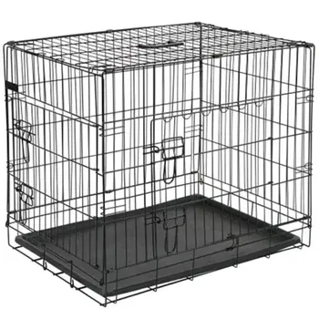 Pet Hondentransportkooi Metaal 107x70x77,5 cm Zwart 15004 - 0