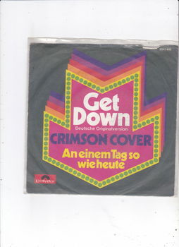 Single Crimson Cover - Get down - 0