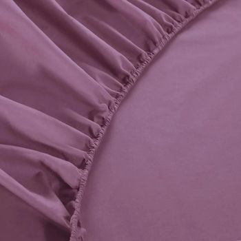 Jersey hoeslaken 140x200 Mauve - 1