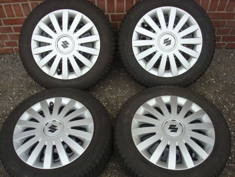 15'' inch Stalen Velgen en Banden Steek 4x100 - 4