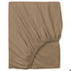 Jersey hoeslaken 140x200 Taupe - 2 - Thumbnail