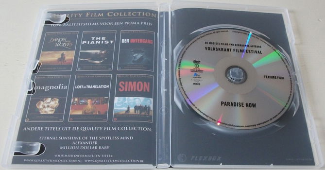 Dvd *** PARADISE NOW *** Quality Film Collection - 3