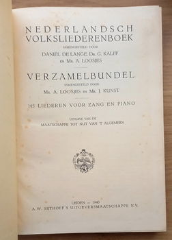 Nederlandsch Volksliederenboek 1940 Verzamelbundel - 2