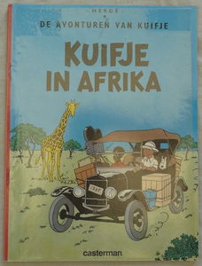 Strip Boek, De Avonturen Van Kuifje, Kuifje In Afrika, Casterman, 1986.(Nr.1)