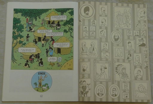 Strip Boek, De Avonturen Van Kuifje, Kuifje In Afrika, Casterman, 1986.(Nr.1) - 2