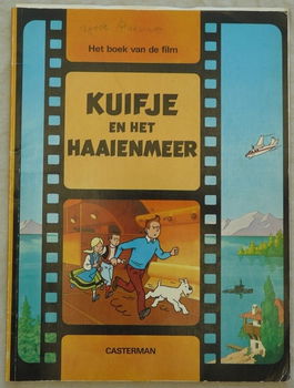 Strip Boek, Het Boek Van De Film, Kuifje En Het Haaienmeer, Casterman, 1973.(Nr.1) - 0