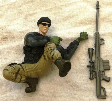 Action Figure, Sniper, Soldier Force V Strong Garrison Playset, Chap Mei, H.K. NO 05024183, 2006.(1) - 0