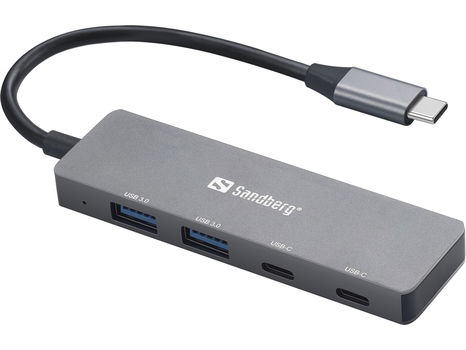 USB-C to 2x USB-A + 2x USB-C Hub - 0