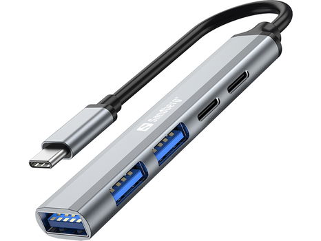 USB-C to 3xUSB-A + 2xUSB-C Hub SAVER - 0