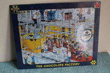 Frame puzzel The Chocolate Factory - Jan van Haasteren