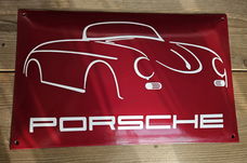 porsche emaille bord