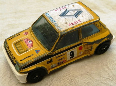 Modelauto, Bburago, Schaal 1:43, Renault R5 Turbo (Monte Carlo No.9), Mfr Code: 4160, 1980s.(Nr.1) - 0