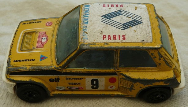 Modelauto, Bburago, Schaal 1:43, Renault R5 Turbo (Monte Carlo No.9), Mfr Code: 4160, 1980s.(Nr.1) - 3