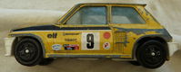 Modelauto, Bburago, Schaal 1:43, Renault R5 Turbo (Monte Carlo No.9), Mfr Code: 4160, 1980s.(Nr.1) - 4 - Thumbnail