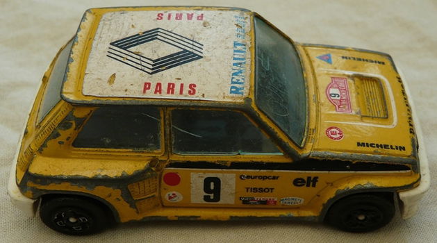 Modelauto, Bburago, Schaal 1:43, Renault R5 Turbo (Monte Carlo No.9), Mfr Code: 4160, 1980s.(Nr.1) - 5