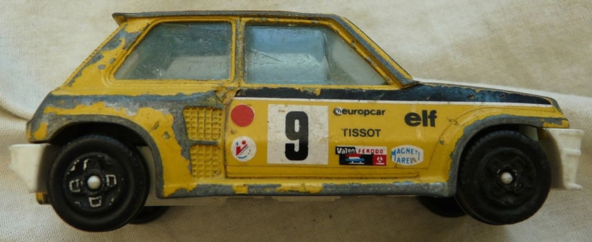 Modelauto, Bburago, Schaal 1:43, Renault R5 Turbo (Monte Carlo No.9), Mfr Code: 4160, 1980s.(Nr.1) - 6