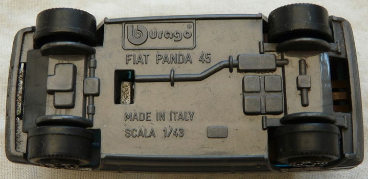 Modelauto, Bburago, Schaal 1:43, Fiat Panda (No.47), 1980s.(Nr.1) - 7