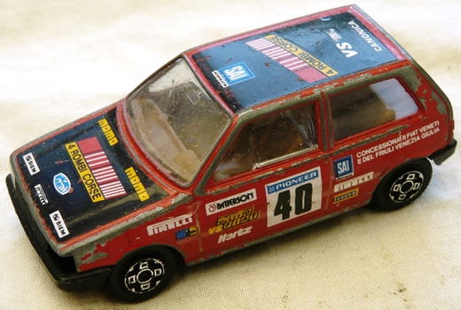 Modelauto, Bburago, Schaal 1:43, Fiat Uno (No.40), Mfr Code: 4119, 1980s.(Nr.1) - 0