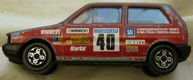 Modelauto, Bburago, Schaal 1:43, Fiat Uno (No.40), Mfr Code: 4119, 1980s.(Nr.1) - 4 - Thumbnail