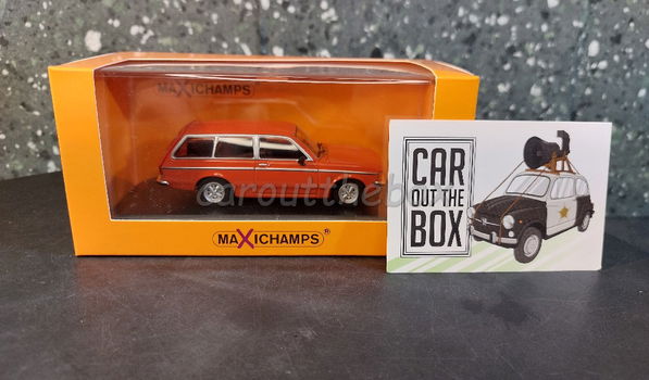 Opel Kadett C Caravan rood 1:43 Maxichamps max036 - 4