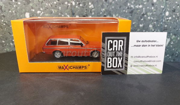 Opel Kadett C Caravan rood 1:43 Maxichamps max036 - 5