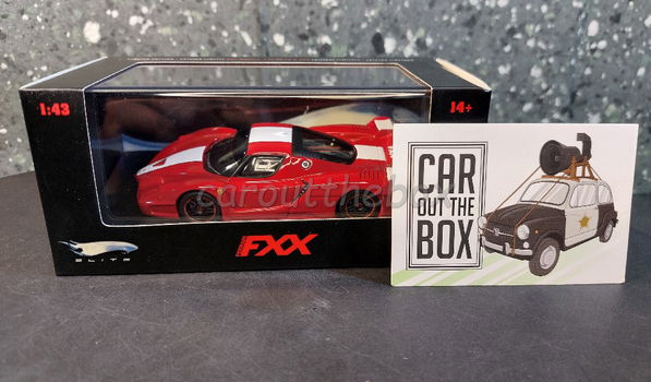 Ferrari FXX 2006 rood 1:43 Hotwheels Elite H401 - 4