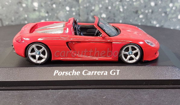 Porsche Carrera GT rood 1:43 Maxichamps max038 - 1