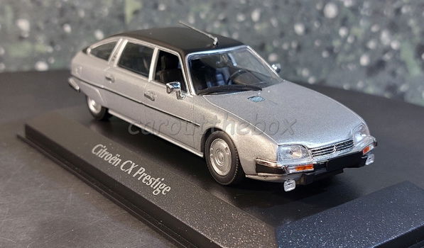 Citroen CX Prestige grijs 1:43 Maxichamps max042 - 0