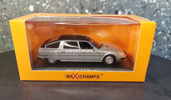 Citroen CX Prestige grijs 1:43 Maxichamps max042 - 3