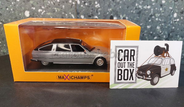 Citroen CX Prestige grijs 1:43 Maxichamps max042 - 4