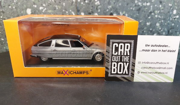 Citroen CX Prestige grijs 1:43 Maxichamps max042 - 5