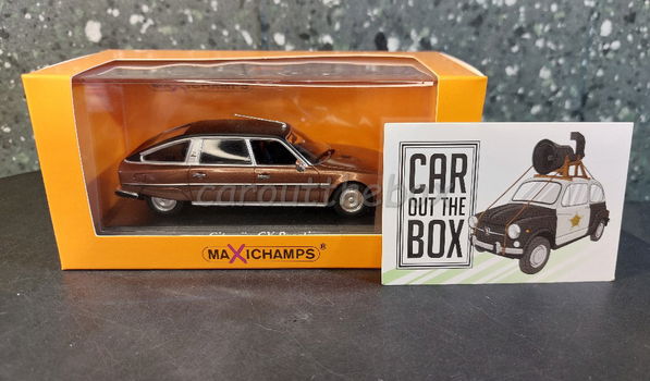 Citroen CX Prestige bruin 1:43 Maxichamps max043 - 4