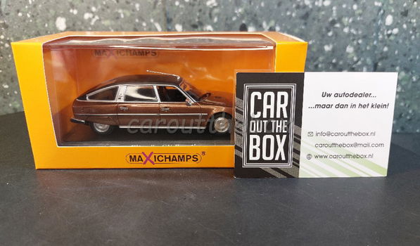 Citroen CX Prestige bruin 1:43 Maxichamps max043 - 5