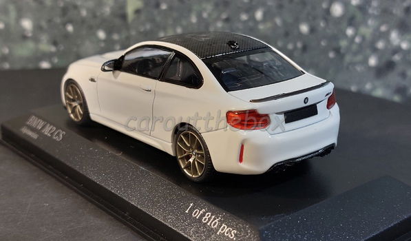 BMW M2 CS wit 1:43 Minichamps Mi108 - 2